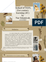 Method of TEFL-21st Century Learning-Nur Islamiyah-A12223005