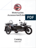 '13 Ural Motorcycles Accessories Catalog PDF