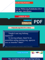 AP6 Q2 WEEK 4 Kalakalan (Free Trade) Na Pinairal NG Mga Amerikano