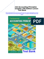Fundamental Accounting Principles Volume 1 Canadian 15th Edition Larson Test Bank