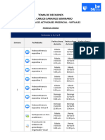 Cronograma de Actividades