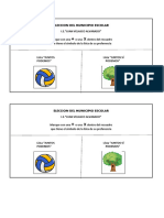 Cedula de Eleccion Del Municipio Escolar