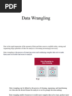 Data Wrangling