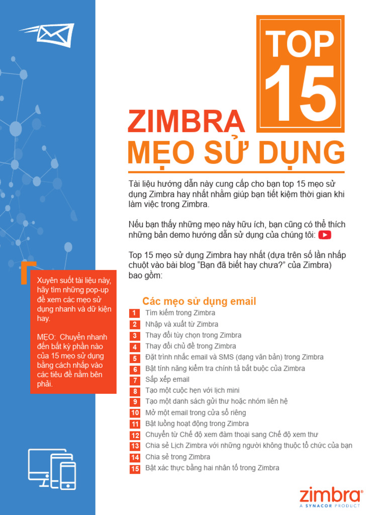 Zimbraemail Top 15 Tips And Tricks Vt Pdf