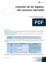 Intervencion de Los Organos Del Concurso Mercantil