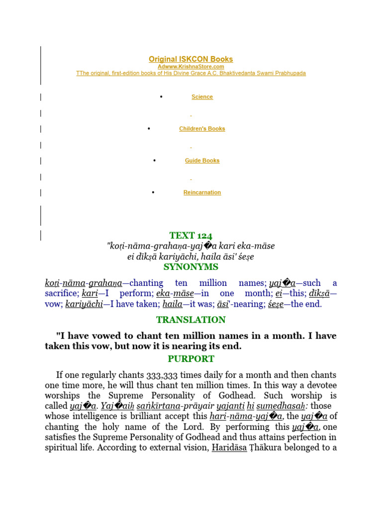 Original Iskcon Books Pdf Indian Religions Krishna