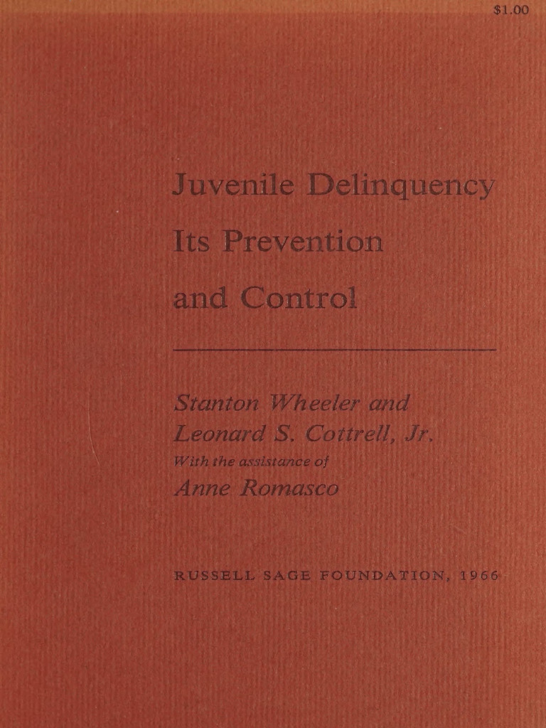 Juvenile Delinquency PDF Crimes Crime & Violence
