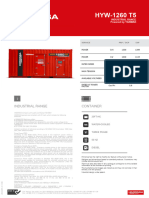 Generator Set Data Sheet Hyw 1260 t5 Soundproof English