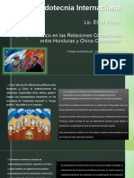 Entorno Político en Las Relaciones Comerciales Entre Honduras y China Continental