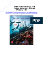 Test Bank For Human Biology 15th Edition Sylvia Mader and Michael Windelspecht