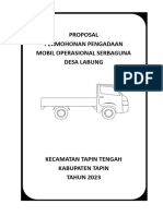 Proposal Pick-Up Desa Labung