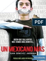 Un Mexicano Mas Juan Sanchez Andraka LIBRO