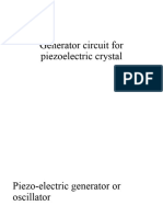 Generator Circuit For Piezoelectric Crystal