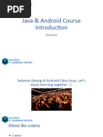 Android Class Course Intro