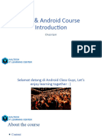 Android Class Course Intro