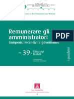 QUADERNI Remunerare Amministratori Compensi Incentivi Governance