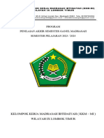 Program Penilaian Akhir Semester Ganjil Tahun 2023-2024