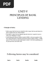 Principles of Lending