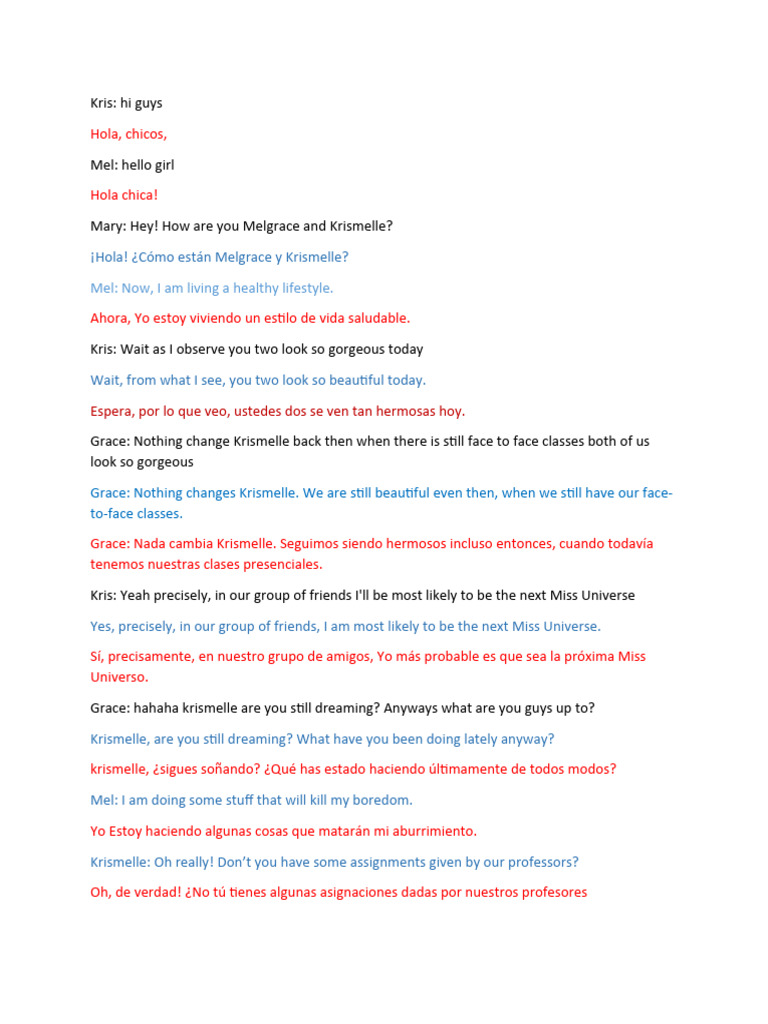 Spanish PDF Spanish Language Music