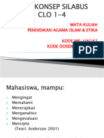 Deskripsi Clo 1-4 MK Agama Islam-Dsh