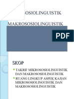 Bab 2 Mikrososiolinguistik Dan Makrososiolinguistik