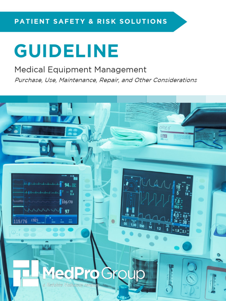 Guideline_Medical Equipment Management PDF Medical Device