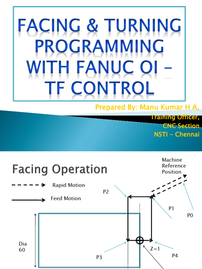 Facing & Turning Programming | PDF | Manufactured Goods | Tools