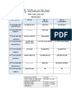 Time Table Pb-2 2022-23