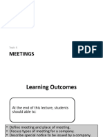 Topic 6 - Meetings