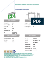 EXE Green Holding - Emergency EXIT IP44 3H