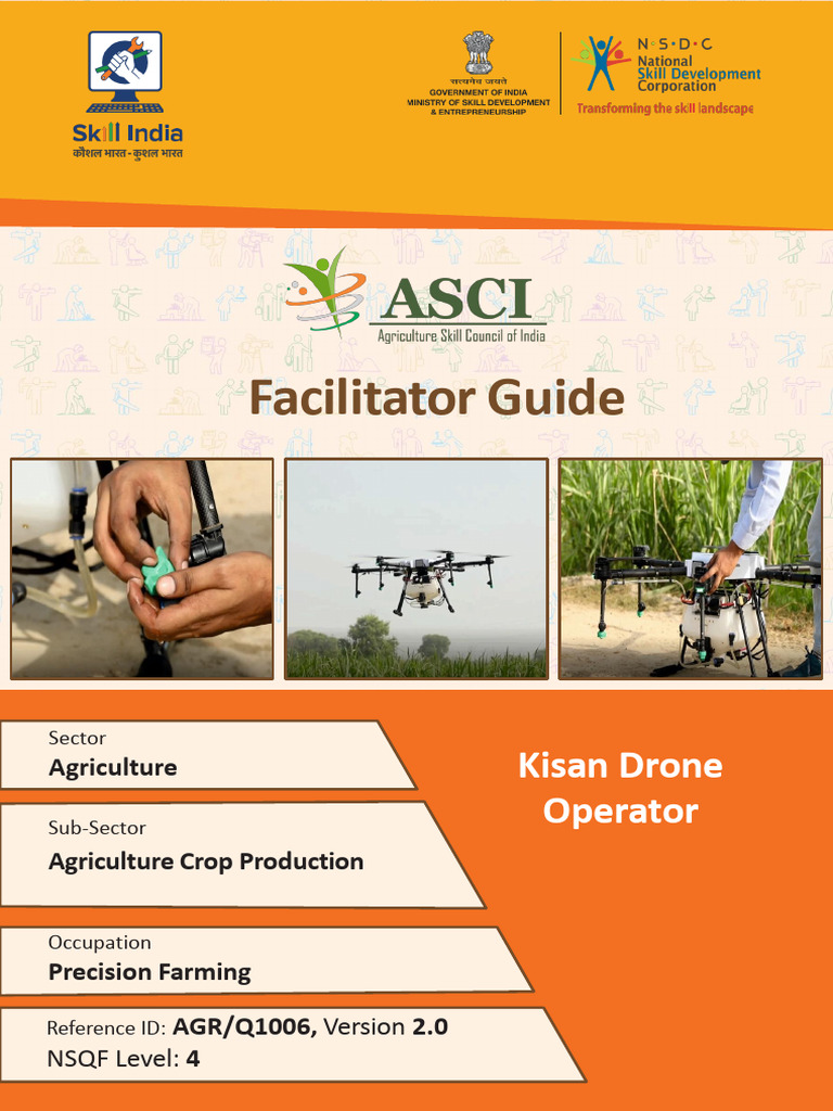 Fg English Kisan Drone Operator Agrq1006 V2 0 Pdf Unmanned Aerial