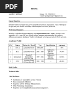 Sanjeev Resume