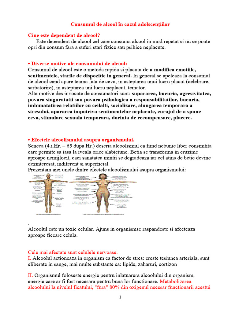 ALCOOLUL | PDF