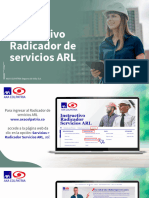 3864 - VF1 - INSTRUCTIVO RADICADOR DE SERVICIOS ARL v3