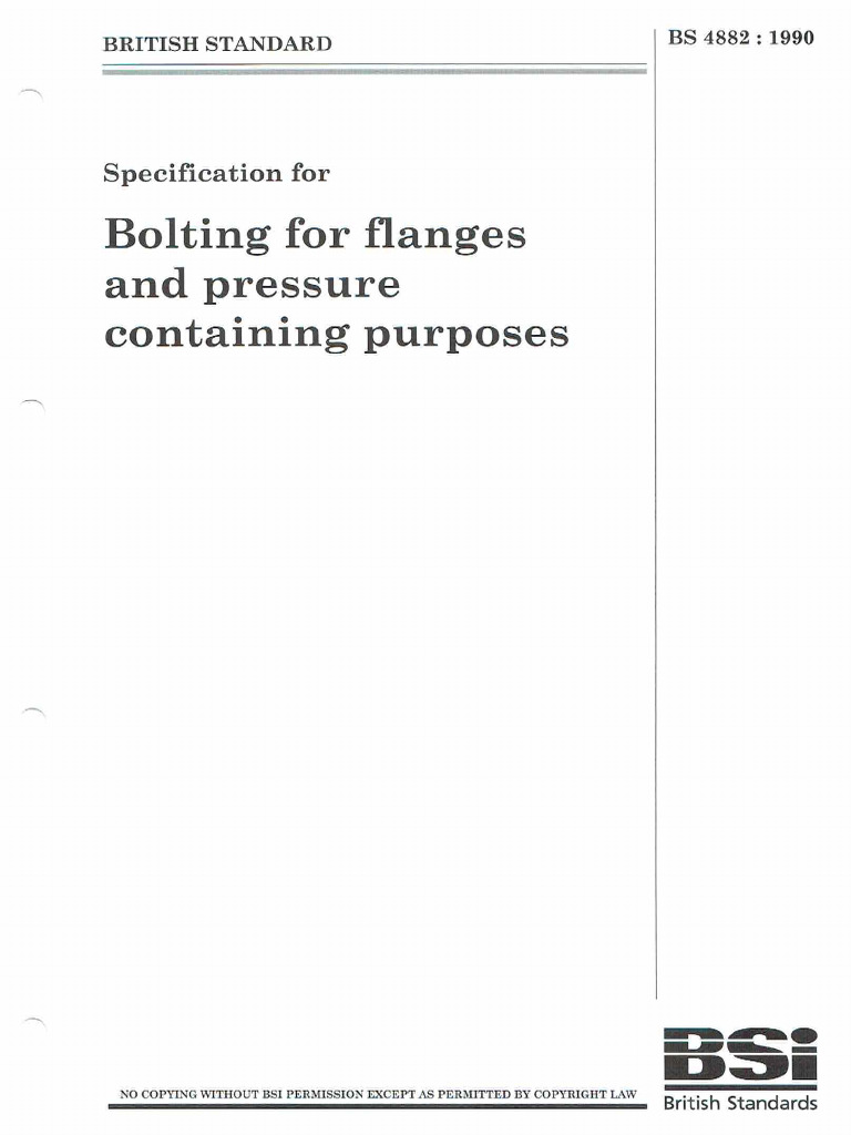 BS 4882 1990 | PDF
