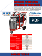Ordeñadora de 2 Puntos Dual Pls 2-1 Sezer (Bia1010040)