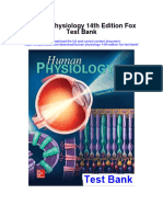Human Physiology 14th Edition Fox Test Bank