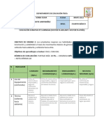 Rúbrica Evaluación Cuartos Basicos Gimnasia