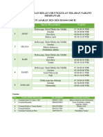 Jadwal Kelas 3