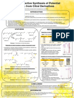 2310336B - Chemoselective Synthesis of Potential Drugs From Citral Derivatives Poster