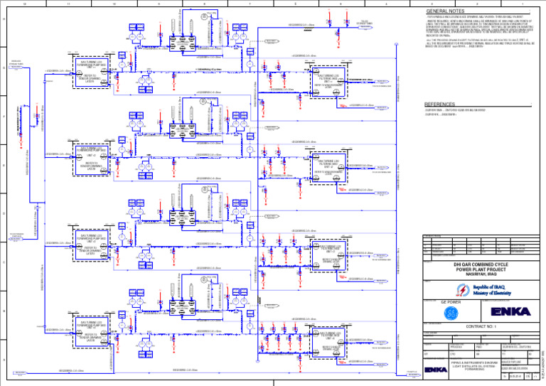 Combined Cycle Power Plant P&ID | PDF | Energy Conversion | Physical ...