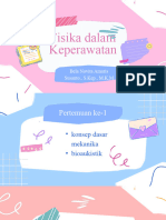 Pertemuan 1 - Fisika Dalam Keperawatan (Konsep Dasar Mekanika)