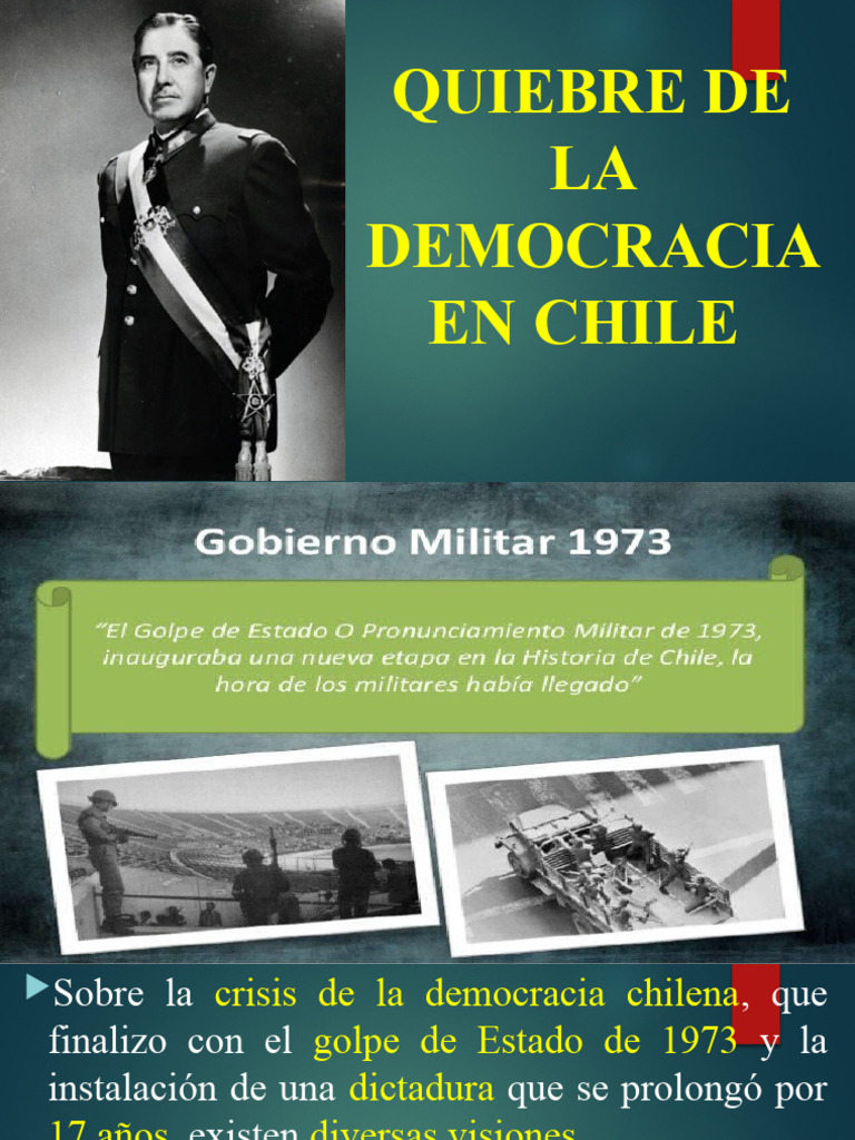 Quiebre de la Democracia en Chile 1973 | PDF | Chile | Democracia