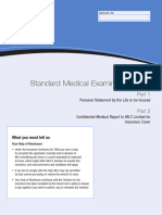 Standard Medical Examination Form