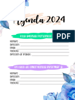 Agenda 2024. 2 Dias X Pag