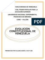 Evolución Constitucional de Venezuela