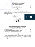 Class Test_1 (Fluid Mechanics I)