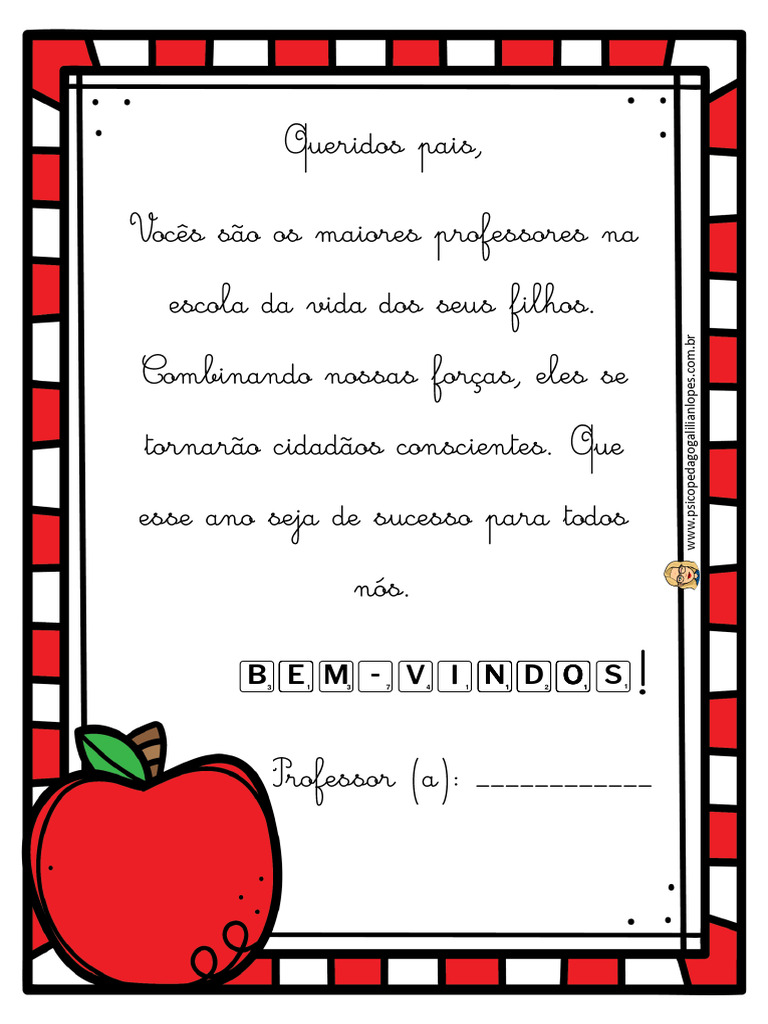 Bilhetes Para Volta as Aulas | PDF | Blog | Rede social