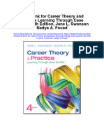 Test Bank For Career Theory and Practice Learning Through Case Studies 4th Edition Jane L Swanson Nadya A Fouad