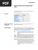 Powerflex 700H Drive Firmware (Revision 4.001) : Release Notes